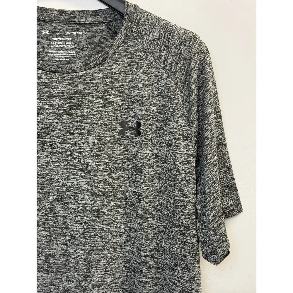 UNDER ARMOUR Men's XL The Tech‎ Tee Short Sleeve Performance Shirt Grey Heather